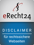 eRecht24 - Disclaimer für rechtssichere Webseiten