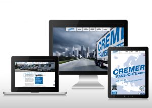 Website Cremer Transporte GmbH & Co. KG