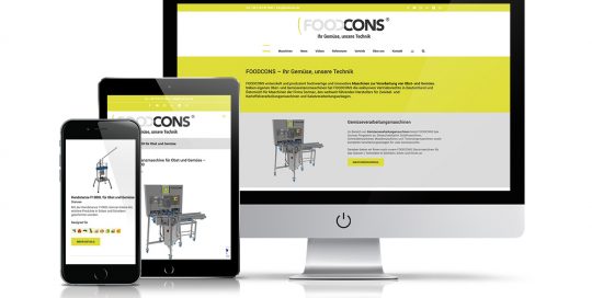 Website Foodcons GmbH & Co. KG