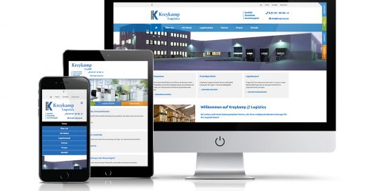 Website Showcase Kreykamp GmbH