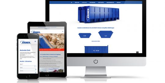 Website Kronen Container OHG
