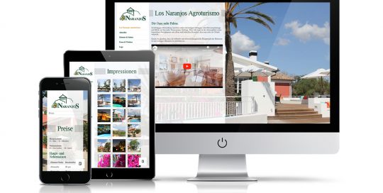 Website Los Naranjos Agroturismo